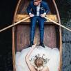 Para młoda w łódce